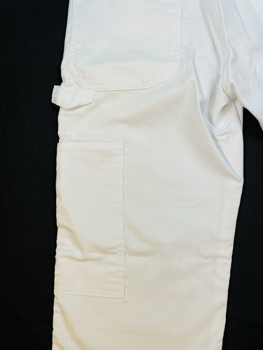 Dickies Pants Men 34x34 White Relaxed Painter Carpenter Excellent Condition - Picture 8 of 10