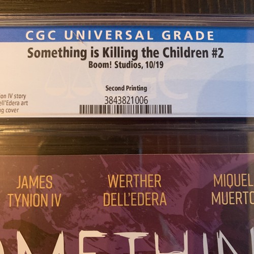 Something is Killing the Children #2 - CGC 9.8 - Second Print - Boom Studios - Picture 4 of 4