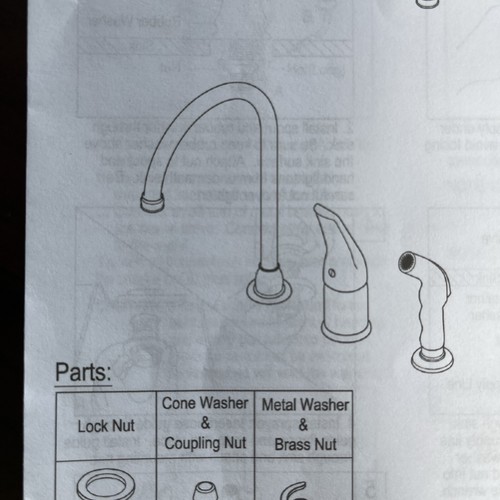 Kingston Brass KB818 Single-Handle Widespread Kitchen Faucet Brushed Nickel $209 - Picture 16 of 18