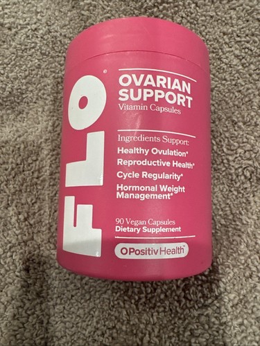 FLO Ovarian Support Vitamin 90 Vegan Kapseln Nahrungsergänzungsmittel Hormonhaushalt