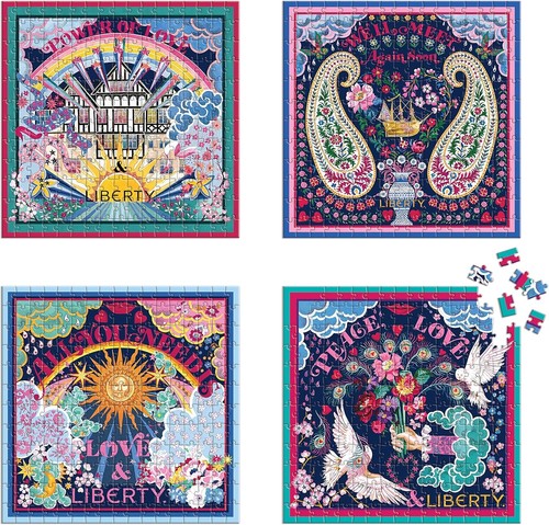Galison Liberty Power of Love – 4 200-Piece Puzzles Block Set with Iconic... - Picture 2 of 9