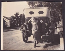 1923 Studebaker Touring CA late 626-360 flapper wraps spare vernacular photo