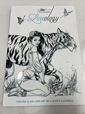 #ad JSC Lineology 2016 Pen And Ink Line Art Sketchbook J Scott Campbell $44.99