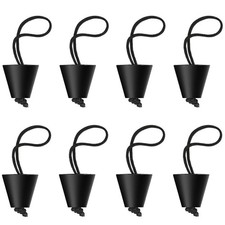 Kayak Scupper Plugs 8 Pcs Universal Drain Hole Stopper Silicone Bung With Lanyar