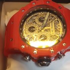 Invicta Racing Men's Watch  Red Dial 44mm. Chrome Acrylic Case Sylicone Strap — photo 5