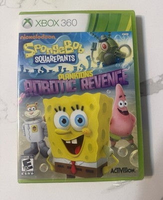 BRAND NEW SEALED SpongeBob Square Pants Planktons Robotic Revenge Xbox 360