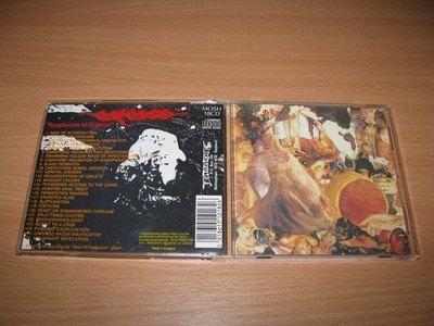 CARCASS - Symphonies Of Sickness (1989 Earache UK 1st press) Demigod, Gorguts