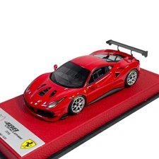 BBR Models 1/43 Ferrari 488 Challenge 2016 Red Corsa LTD Action Figure Car