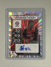 2025-26 Contenders Euroleague Wenyen Gabriel Veteran Ticket Holo Laser Auto 