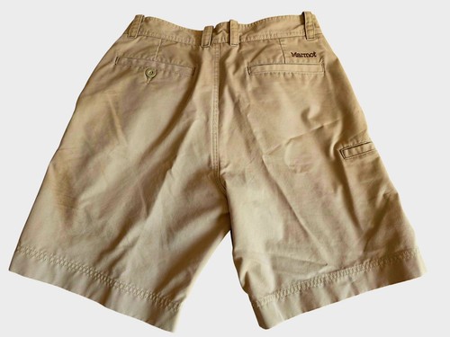 Marmot Shorts Mens Sz 32 Brown Beige Khaki Outdoor Hiking Pockets - Picture 2 of 9