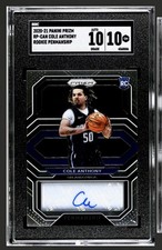 2020-21 Panini Prizm Cole Anthony Rookie Penmanship AUTO SGC 10