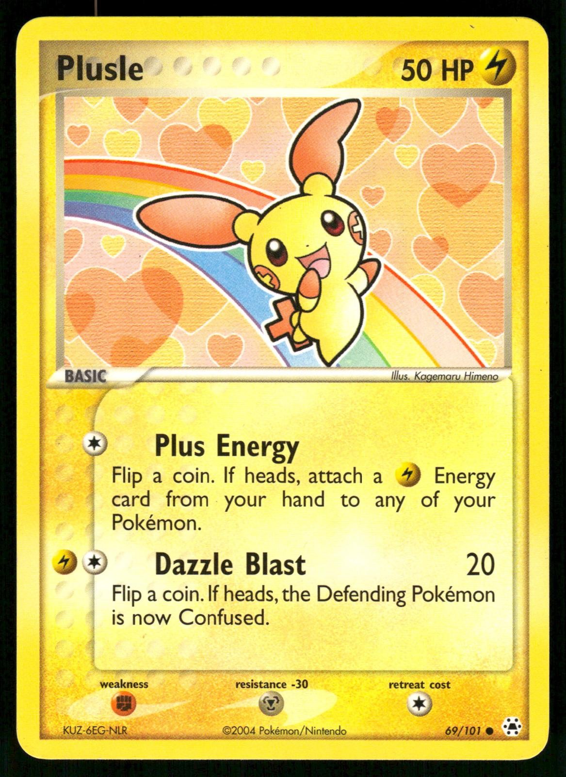 Plusle 69/101 Common Hidden Legends Pokemon LP