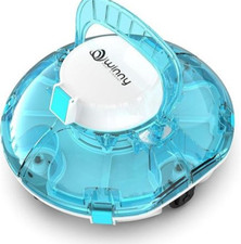 2025 Upgrade Cordless Robotic Pool Cleaner, Lasts 80 Min, Transparent Blue