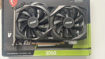 MSI GeForce RTX 3050 VENTUS 2X XS 8GB OC Dual-Fan PCIe 4.0 DisplayPort