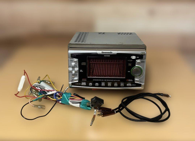 Panasonic CQ-VX3200D CD・MD・カセットデッキ Panasonic CQ-VX3200 2DIN CD MD Car Stereo Head Unit Rare Vintage