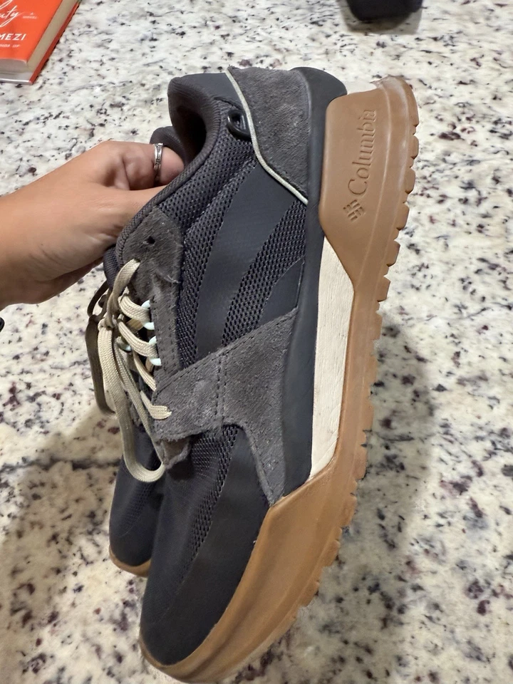 Columbia Wildone Anthem Sneaker Tradewinds Grey/Light Sand Women’s 8 - Image 4 of 4