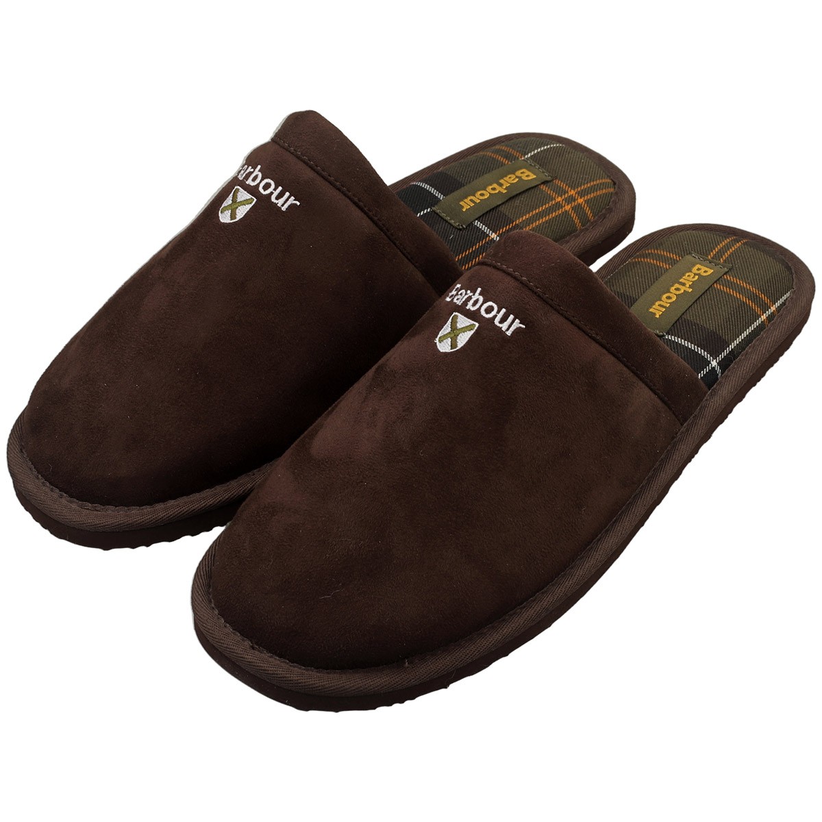Barbour Everitt Mule Mens Slippers in Brown - 11 US image 8