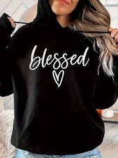 HOT-"Blessed Heart" Women's Loose Hoodie