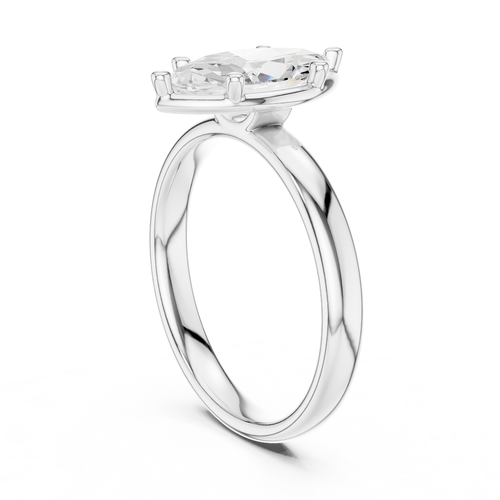 1.5 ct marquise real lab grown diamond solitaire ring 14k yellow gold gifting - Picture 9 of 15