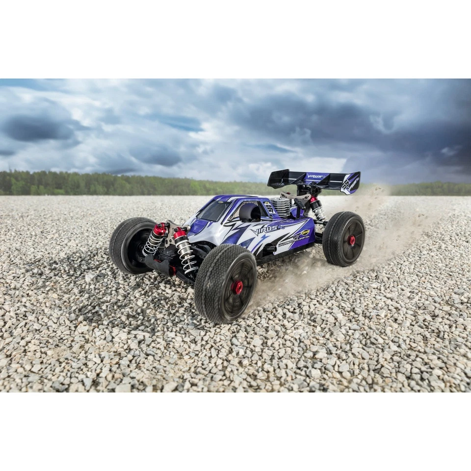 Carson 204036 Virus 4.0 V21 1:8 Nitro Buggy 2,4GHz RTR blau 500204036 - Bild 4 von 4