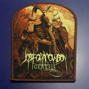 JOB FOR A COWBOY Genesis Woven Sew On  Patch