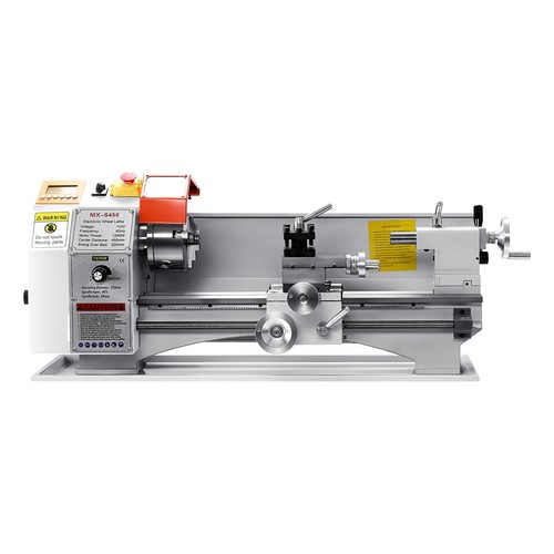 VEVOR 1250 W 2500 RPM Torno de Metal de 220 x 450 mm con Alimentación Automática - Imagen 10 de 12
