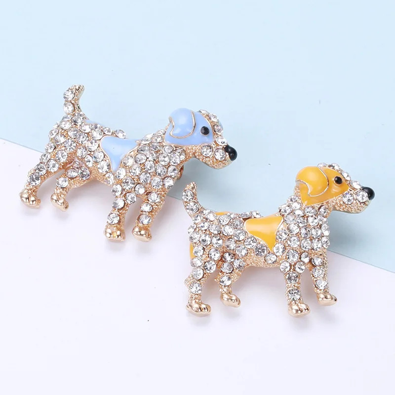 Spilla diamantata per cani piccoli