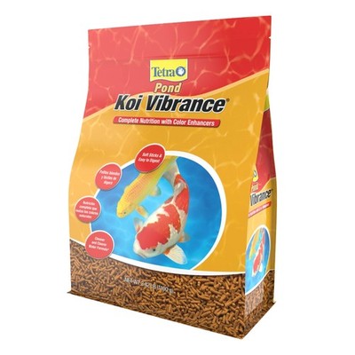 Tetra Pond Koi Vibrance Premium Fish Nutrition with Color Enhancers, 2.42lbs