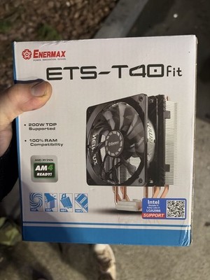 Enermax ETS-T40F-BK Black Twister CPU Cooler  New Open Box     001
