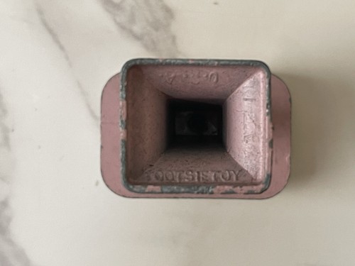 VTG Tootiestoy Bathroom Sink & Scale Health-O-Meter Pink Metal Dollhouse - Picture 8 of 15