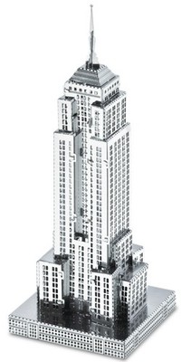 BASTELSET BAUSATZ METAL EARTH SILVER EDITION EMPIRE STATE BUILDING NEU