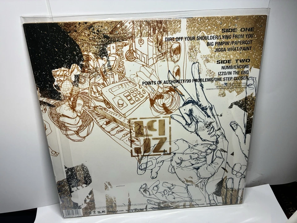 Jay-Z & Linkin Park Collision Course Blue Vinyl Used - Image 2 of 2