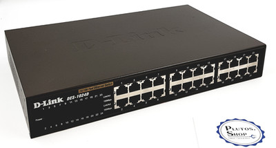 D-Link DES-1024D 24 Port Ethernet Netzwerk Switch LAN Splitter Verteiler