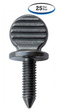 License Plate Screws - Thumb Screws - Metric - 1.25" x 0.5" 25 per box 
