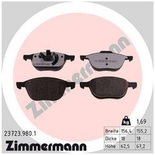 Satz Bremsbeläge Bremsklötze vorne für Mazda 3 BK BL 5 CR CW | 24287619