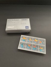Paquete de 24 adornos colgantes estrella aurora boreal cristal Swarovski AB 6714 28mm