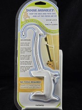 Door Monkey Door Lock  Pinch Guard for Door Knobs  Lever Handles Child Proof