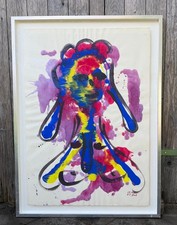 Franz J. Blank (geb. 1932) &ndash; Originalgem&auml;lde, Mischtechnik/Papier (2000), signie