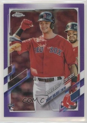 2021 Topps Chrome Update Target Rookie Debut Purple Refractor Bobby Dalbec 0l7e