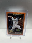 2024 Topps Update Paul Skenes Rookie Debut Orange Crackle 124/299 RC Card#US288