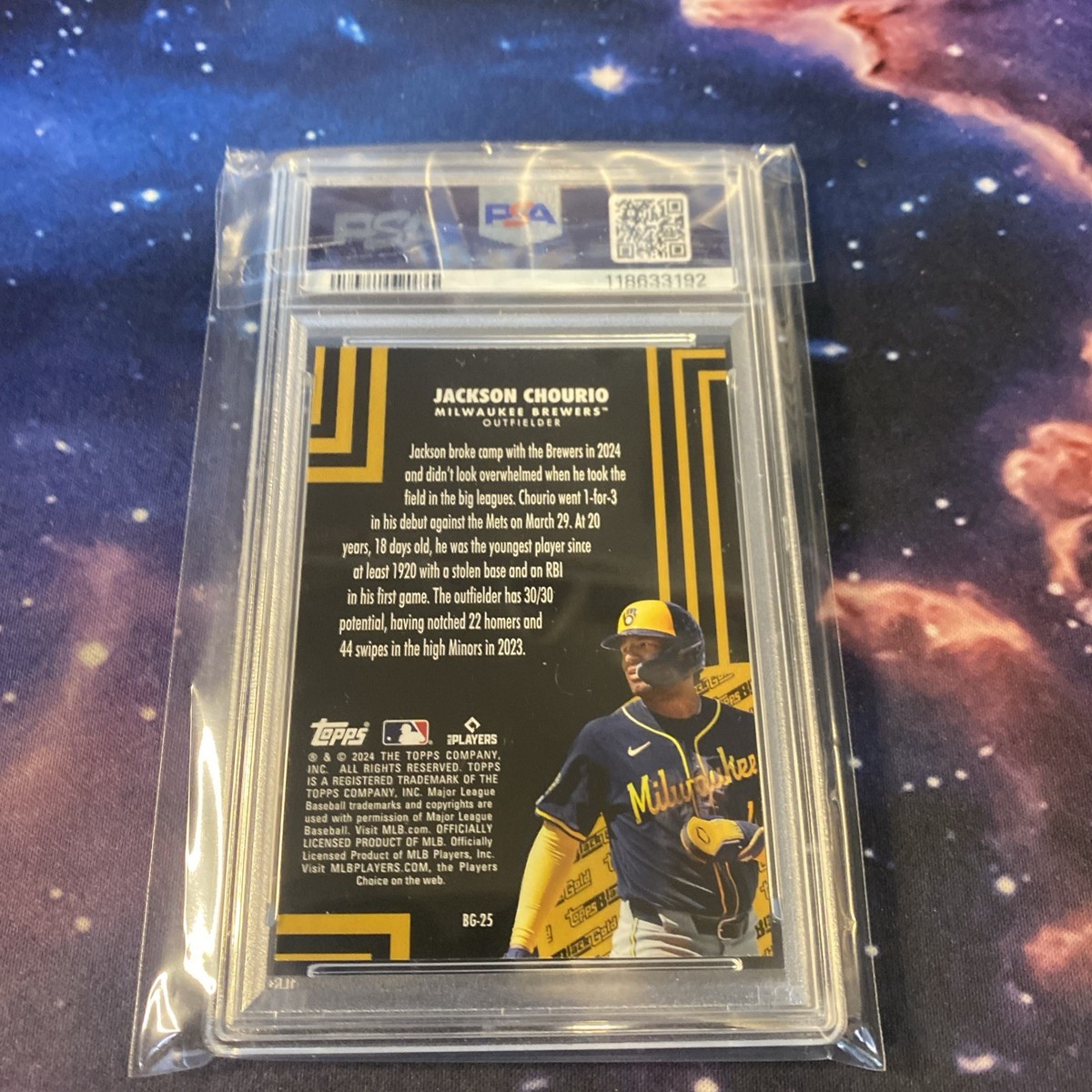 【限定】Resurrection Larus No.1 Black&Gold 2024 Topps Update Series - Topps Black Gold Jackson Chourio