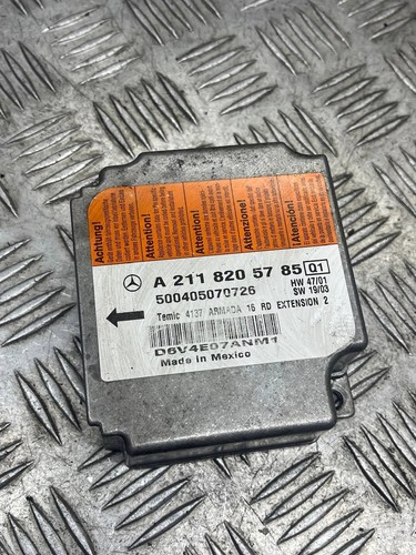 MERCEDES-BENZ E W211 Airbag-Steuergerät 500405070726 A2118205785 3.20 28326508
