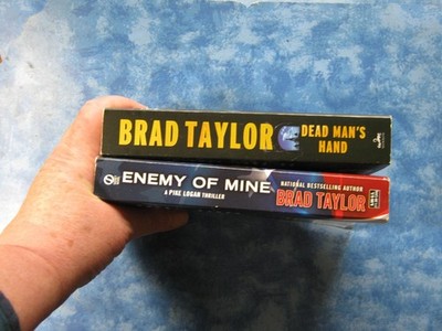 Lot of 2 BRAD TAYLOR Dead Man's Hand, Enemy of Mine PB 2025 Thrillers VGC