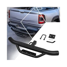 Universal 36" Hitch Step, Steel Bumper Guard, 2" Receiver, Heavy Duty Steel