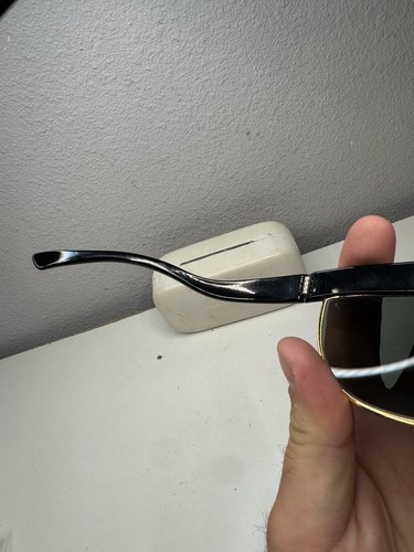 Vintage Marc Jacobs Sunglasses 90s Y2K Rare Black Gold MJ092/S D28 - Picture 9 of 13