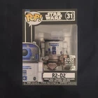 Funko Pop! Star Wars - Diamond R2-D2 #31 w/Protector LE3000 Galactic Con 2022
