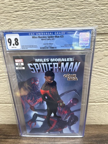 Miles Morales Spider-Man #25 Rahzzah Comic Mint Variant CGC 9.8 2021 