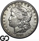 1901 Morgan Silver Dollar Coin, Choice AU Better Date