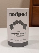 NEW Nodpod Weighted Blanket Sleep Mask Fossil Gray