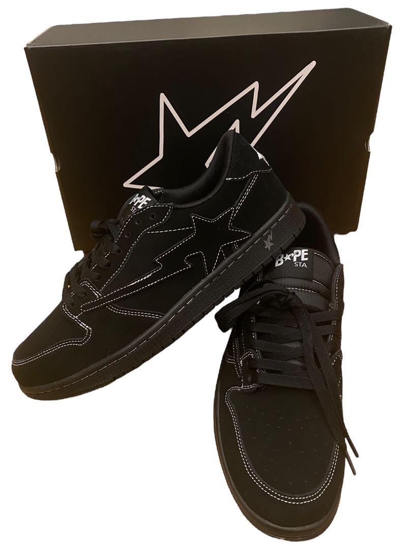 シューズ(男性用) Indigo Studios LA BAPE V2 FRAGSTAS 28cm BAPE Men 9.5 US Indigo Studios Labape Custom Black Sneakers